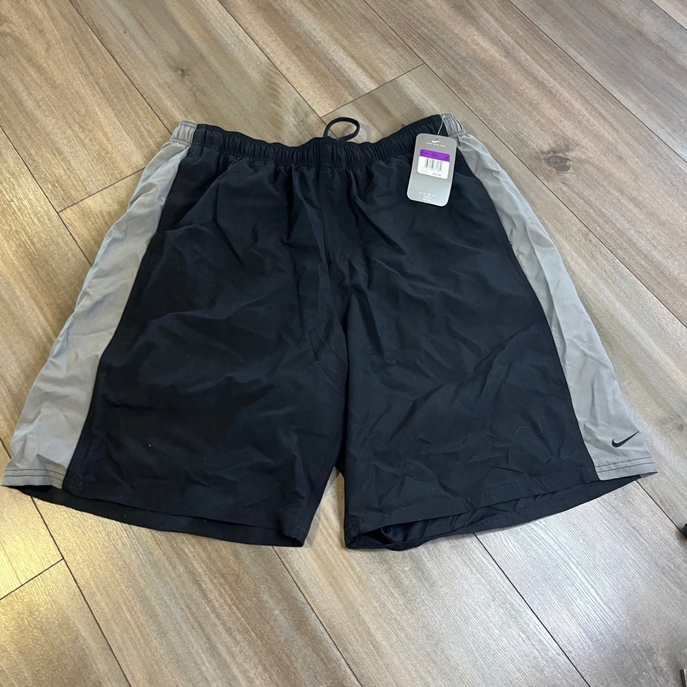 Nike Running‎ Shorts  N77471 Black Gray Athletic Mens XXL Bin O-33